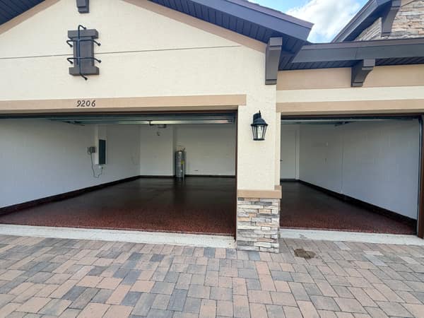 Two-Car Epoxy Garage