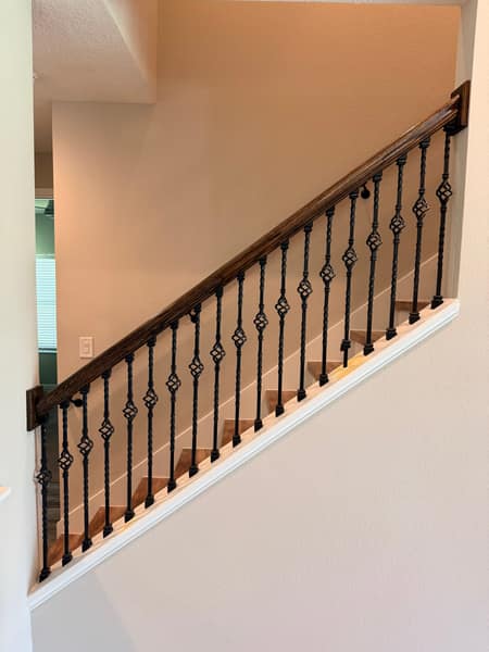Wrought Iron Stair Railing