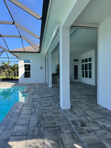 Covered Lanai Paver Patio