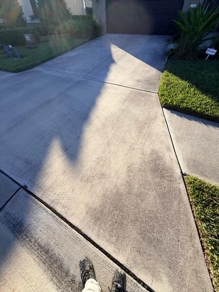 Driveway Washing — Before & After