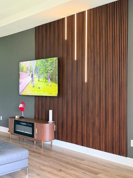 Wood Slat Feature Wall