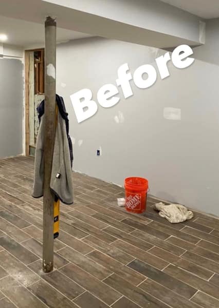 Room before custom column wrap