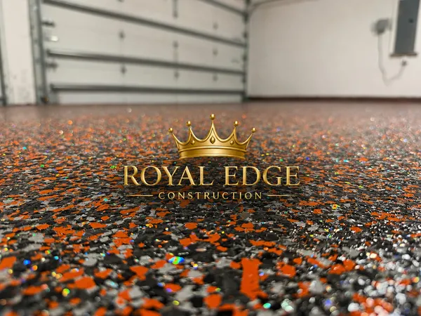 Royal Edge Construction flake epoxy floor