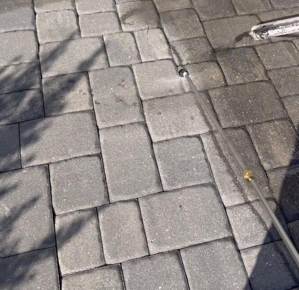 Paver Pressure Washing video