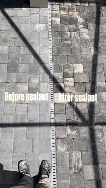Paver Sealing — Before & After video